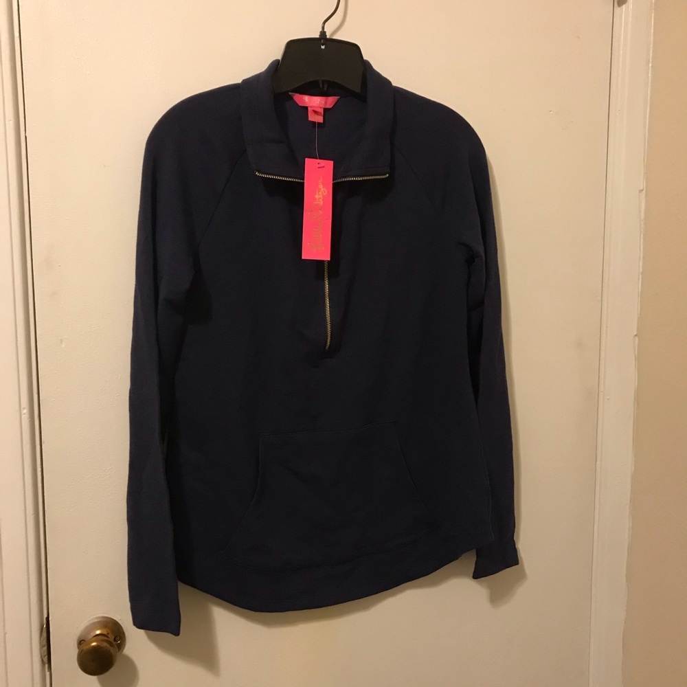 Lilly pulitzer navy edgewater popover xs
